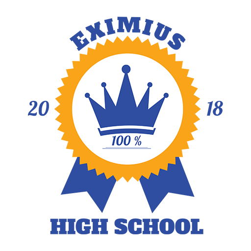Eximius High School badge